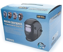 Маска сварщика с АСФ MEGA-350D (синяя)