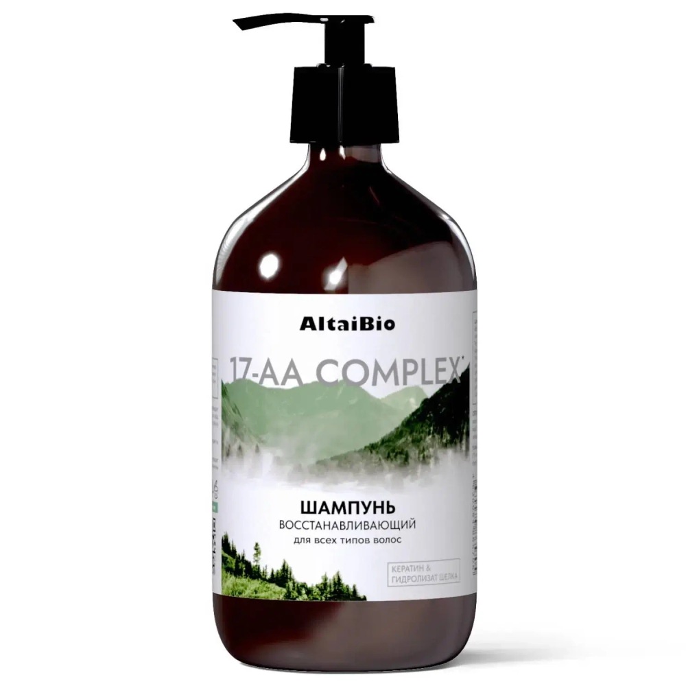 AltaiBio Шампунь для волос «Восстанавливающий», 500 мл