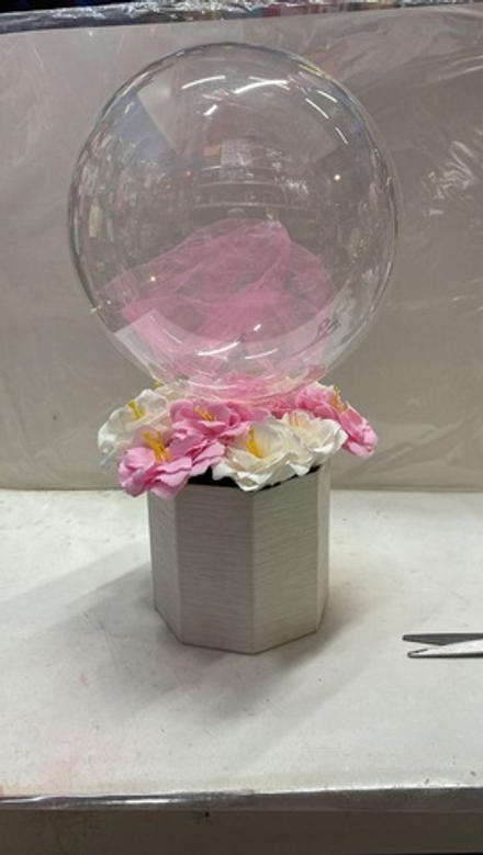 Бокс с мыльными цветами и мини шаром Бабл