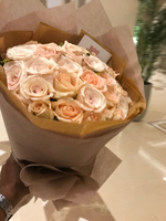 Букет из 31 нежно-розовой розы