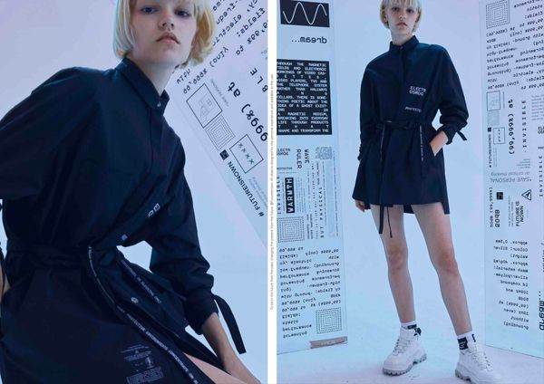 Рубашка Futureisnown Electrosmog Protected shirt Черная - фото 2