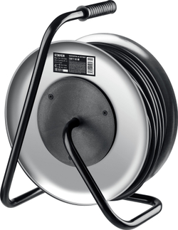 STAYER PRO-315, КГ, 3 x 1.5 мм2, 50 м, 3700 Вт, IP44, силовой удлинитель на стальной катушке (55077-50)