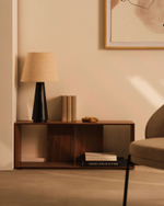 Litto Большой стеллаж из шпона орехового дерева 101 x 38 см