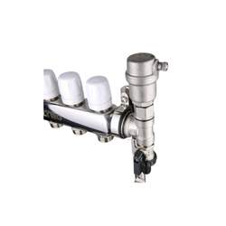 Коллекторная группа Valtec 1" евроконус 3/4" на 10 выходов