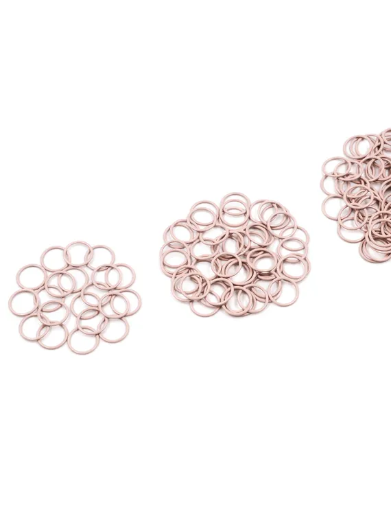 Кольцо Arta-F, 15 мм, металл, серебристый пион 168