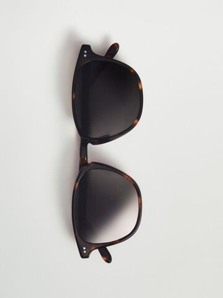 Massimo Dutti Эпоксидные солнцезащитные очки, шоколадный
