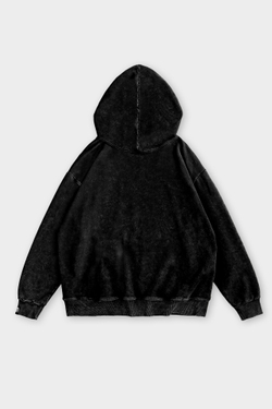 Худи SHMOT "UMA THURMAN" GARMENT DYE Черный