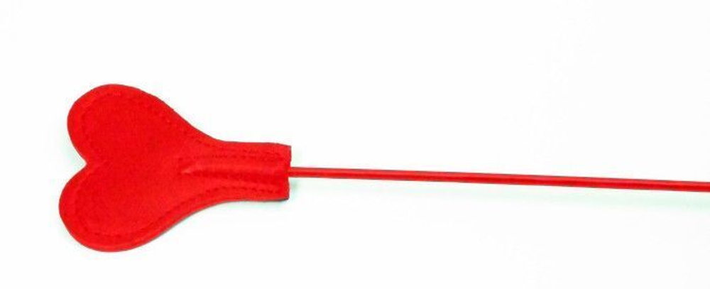 Красный стек со шлепком в виде сердца - 61 см. (Цвет: красный)