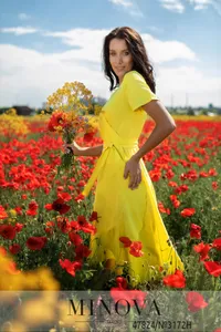 Платье 3172Н-Желтый Minova