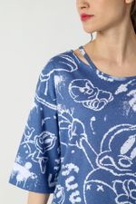 Туника женская Позитив-3 Виотекс ИНДИГО