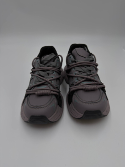 Кроссовки женcкие экокожа арт. 835-10 цвет "серый,коричневый"