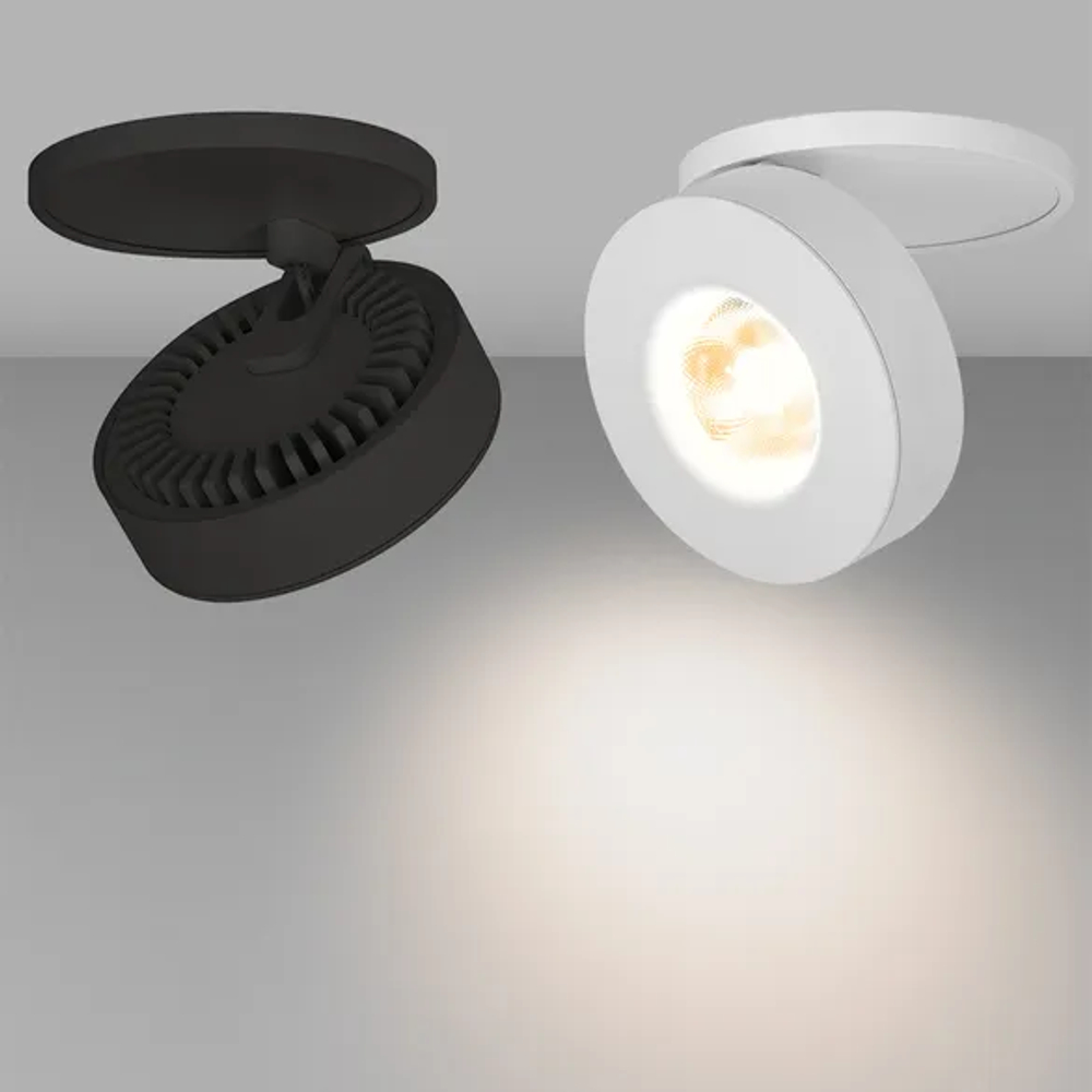 Светильник LGD-MONA-BUILT-R100-12W Warm3000 (WH, 24 deg) (Arlight, IP40 Металл, 3 года) 025450