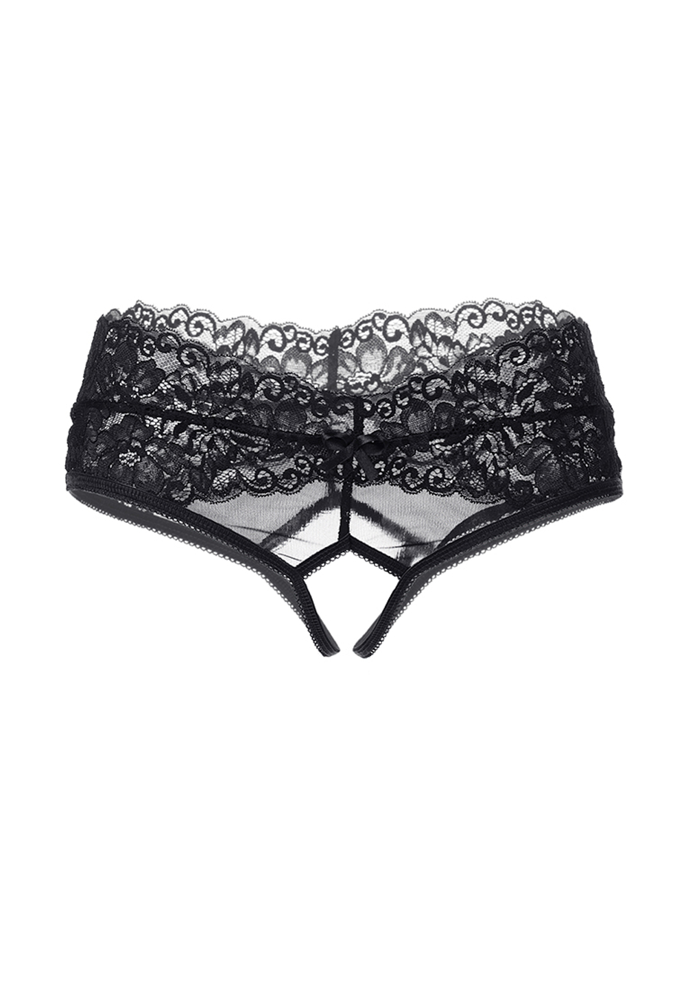 Эротические трусики Rebecca черные 46-48