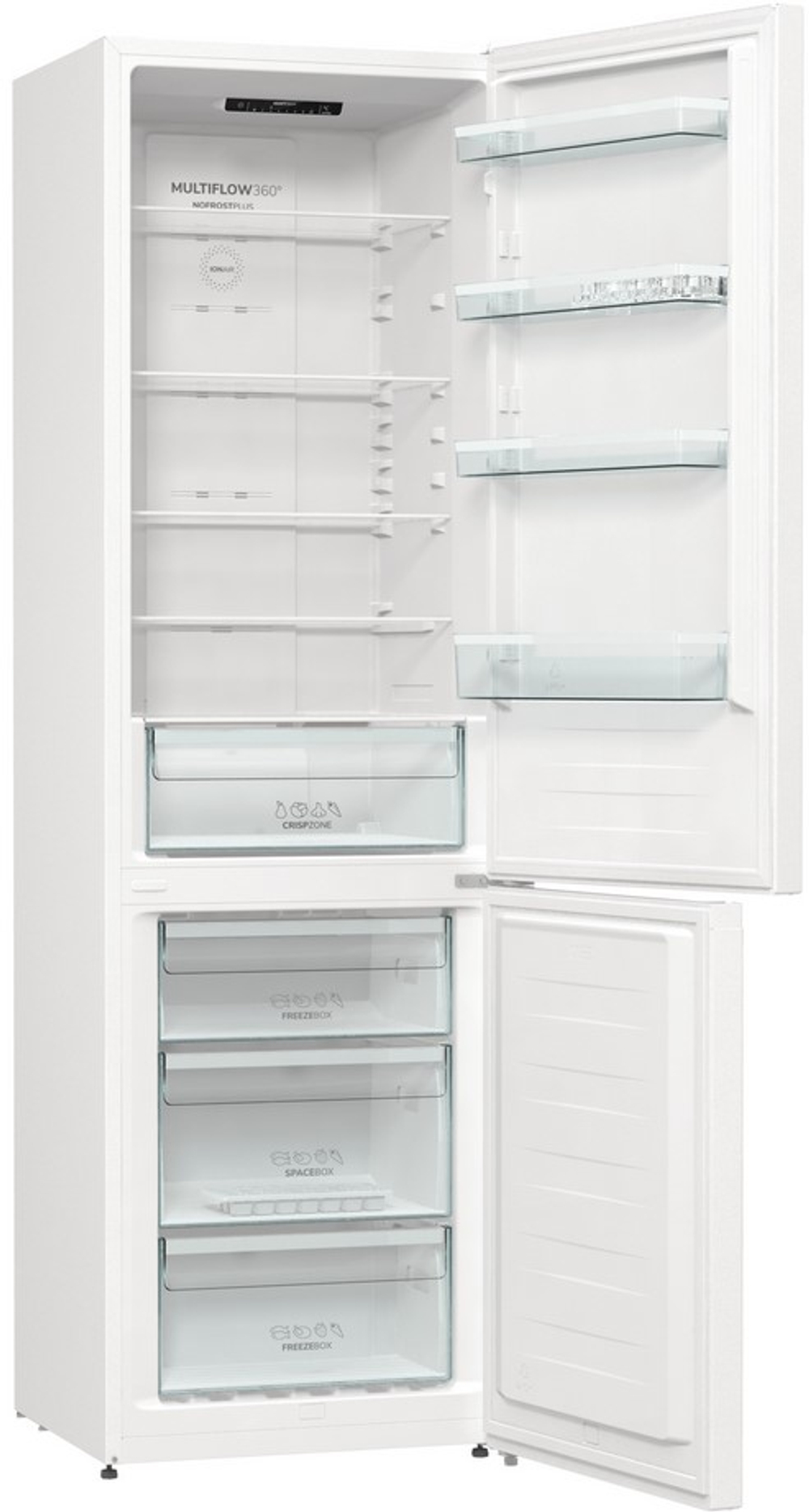 Отдельностоящий двухкамерный холодильник Gorenje NRK6201EW4