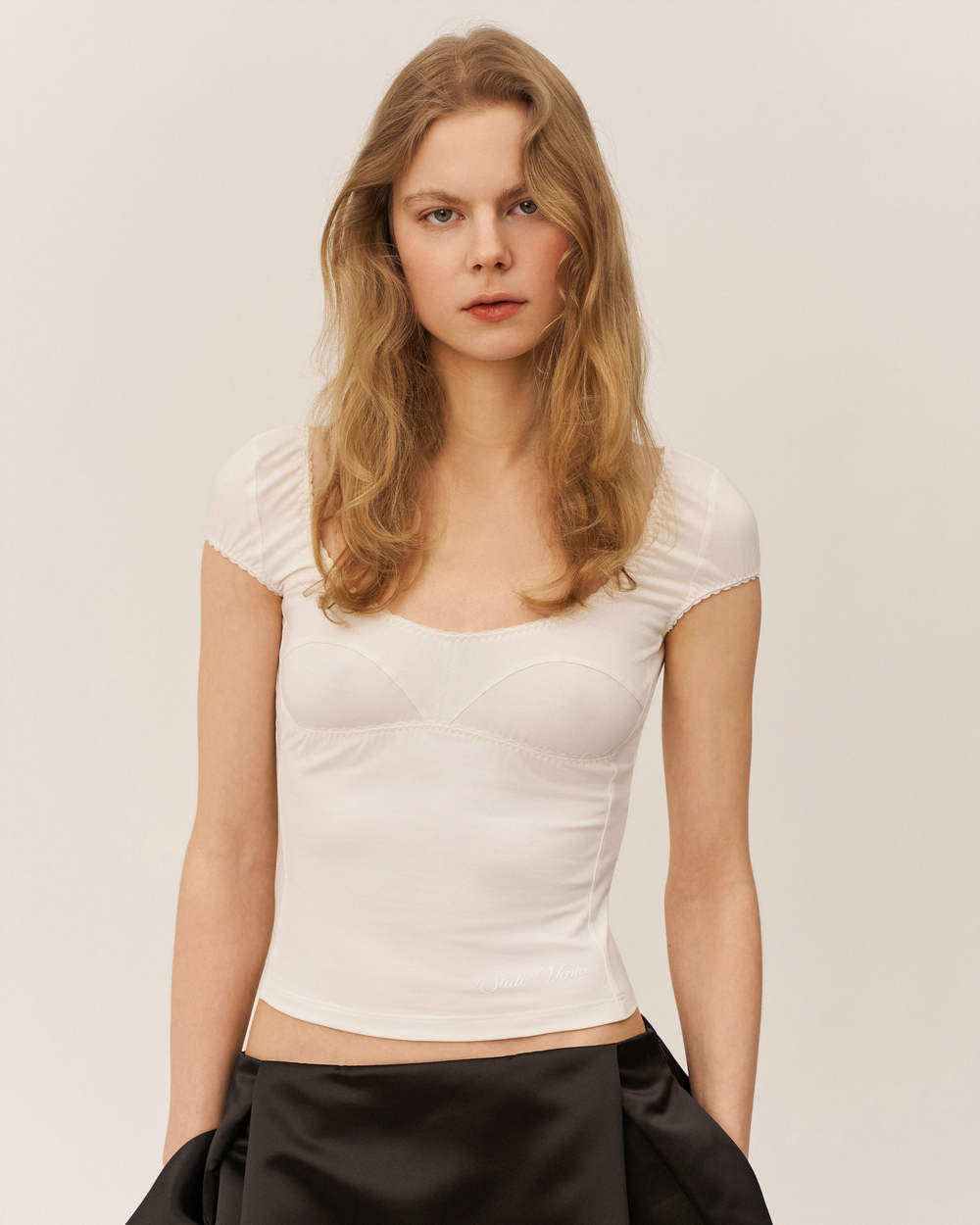 Бельевой стрейч топ