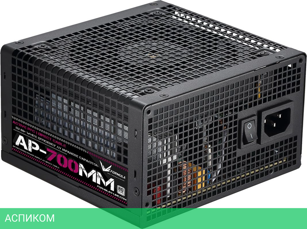 Блок питания Formula ATX 700W 80 Plus (AP-700ММ)