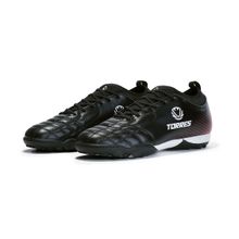 Бутсы футбольные (многошиповки) подростковые TORRES BOLA-J, TS2342310-124-36, р.36,с носком,чёрный