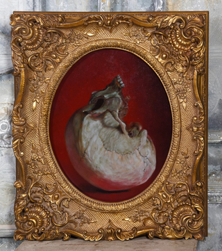 Картина в раме «Alizarin Crimson”