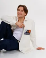 Рубашка Kefirmaykifer Вулкан хлопковая белая