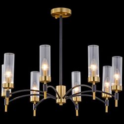 Подвесная люстра ILLUMICO BRASS TUBO IL5177-8PLS-29 BRASS TUBO