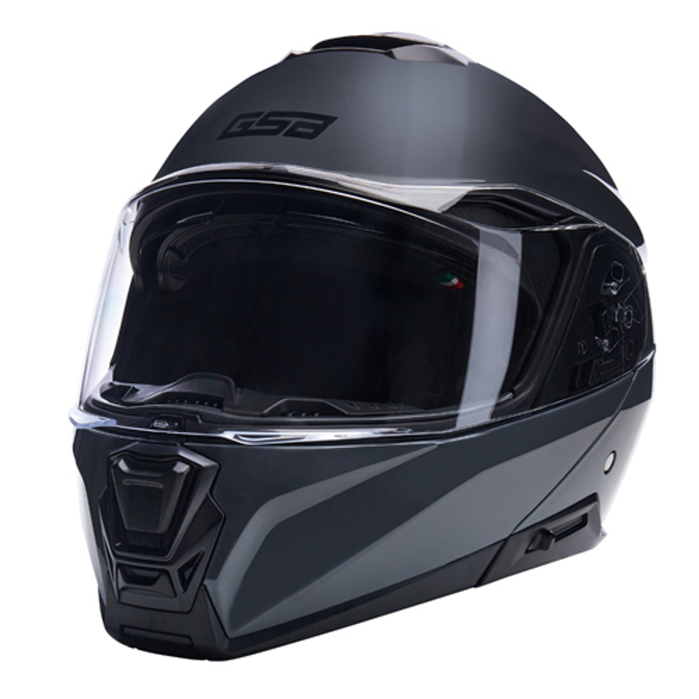 Шлем модуляр GSB G-362 серый