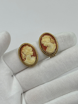 Клипсы с камеями