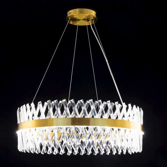 Подвесная светодиодная люстра Citilux Ричард бронза CL336083