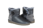 UGG Mini Bailey Button Metallic Grey