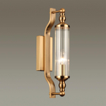 4943/1W DROPS ODL22 507 бронзовый/прозрачный/стекло Настенный светильник с выкл. E14 1*40W IP44 TOLERO