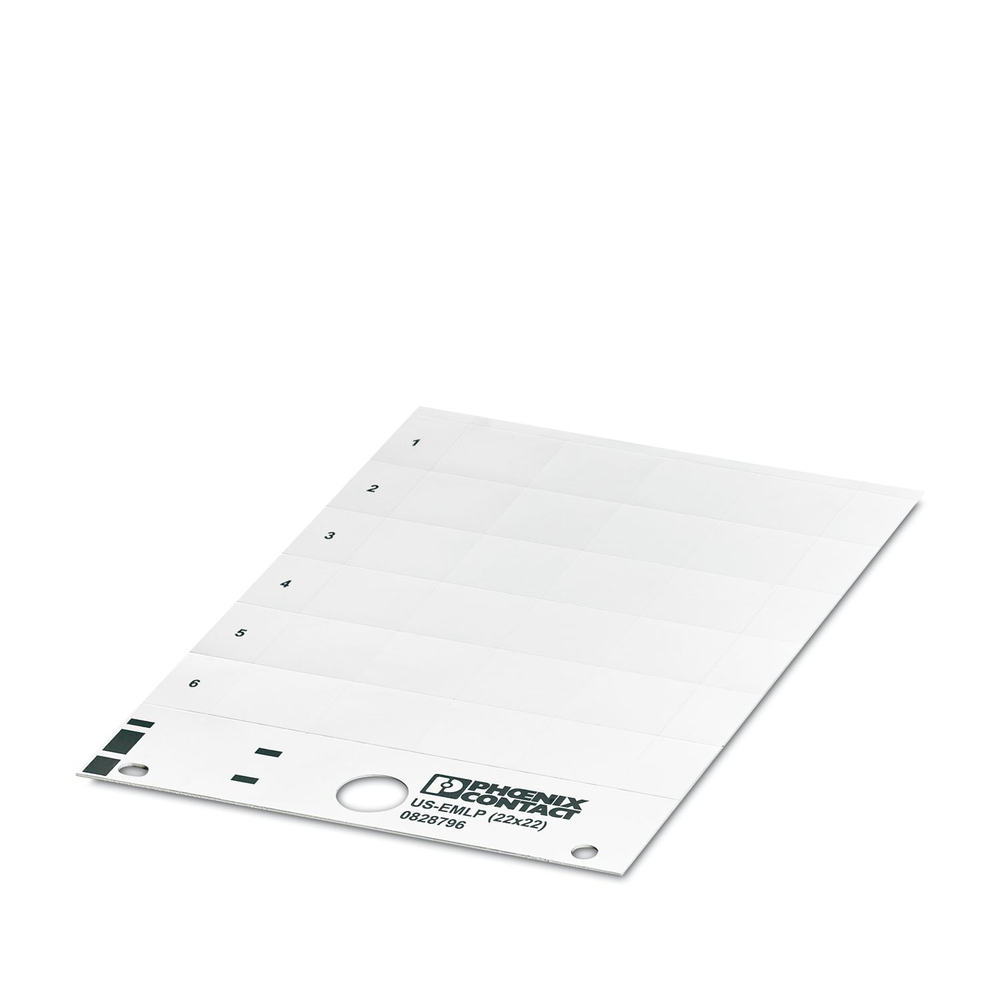 0828796 - US-EMLP (22X22) - Пластиковая табличка
