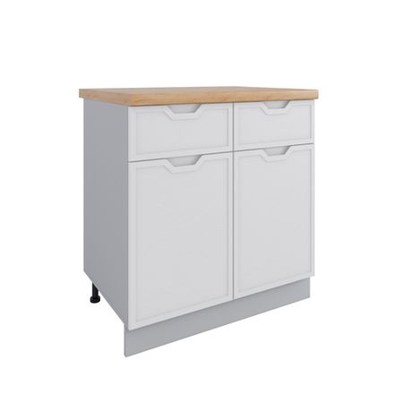 Кухня Модуль С2ЯШ 800 Арка Штукатурка белая