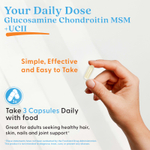 Doctor's Best, глюкозамин, хондроитин, МСМ и UCII®, 90 растительных капсул