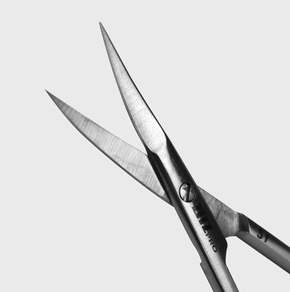 Профессиональные ножницы для кожи для левши ZITZ PRO S1 (95-18мм)