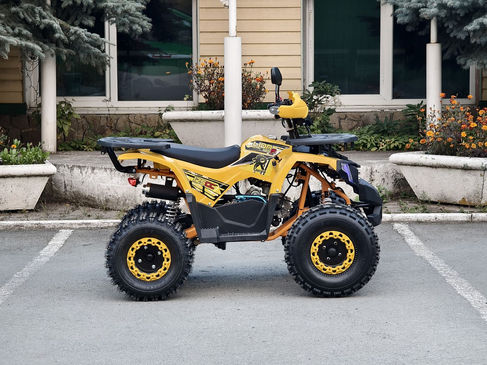 Комплект запчастей (Машинокомплект) для сборки квадроцикла Lion 125 A желтый