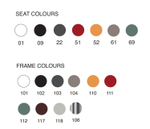 Кресло на полозьях с обивкой Papatya Opal Sled Pro Soft