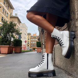 Dr.Martens Jadon High Boots White