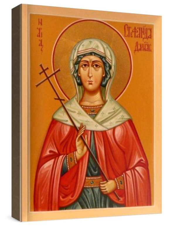 Стефанида Дамасская (рукописная икона)