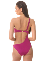 Эффектный купальник-монокини (Размер: B/L) (Цвет: бирюзовый)