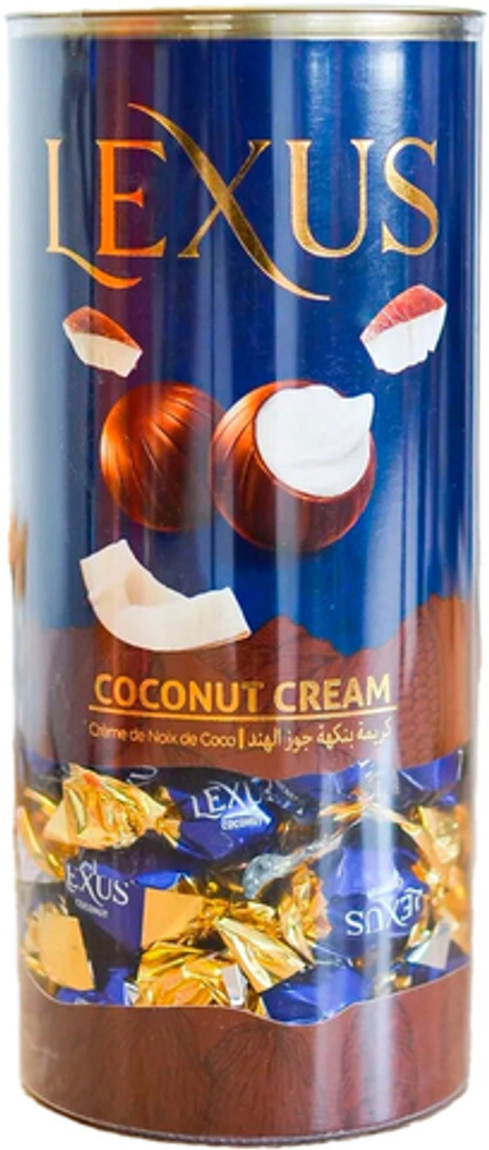 Шоколад Лексус Конфеты с Кокосовым Кремом в жестяной тубе / Lexus Coconut Cream in tin tube 500г