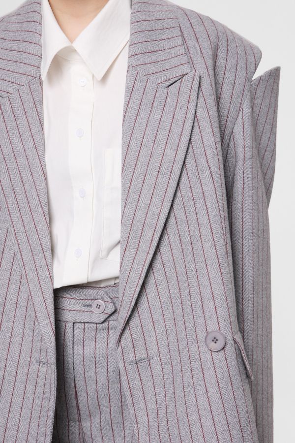 Жакет Over Stripe