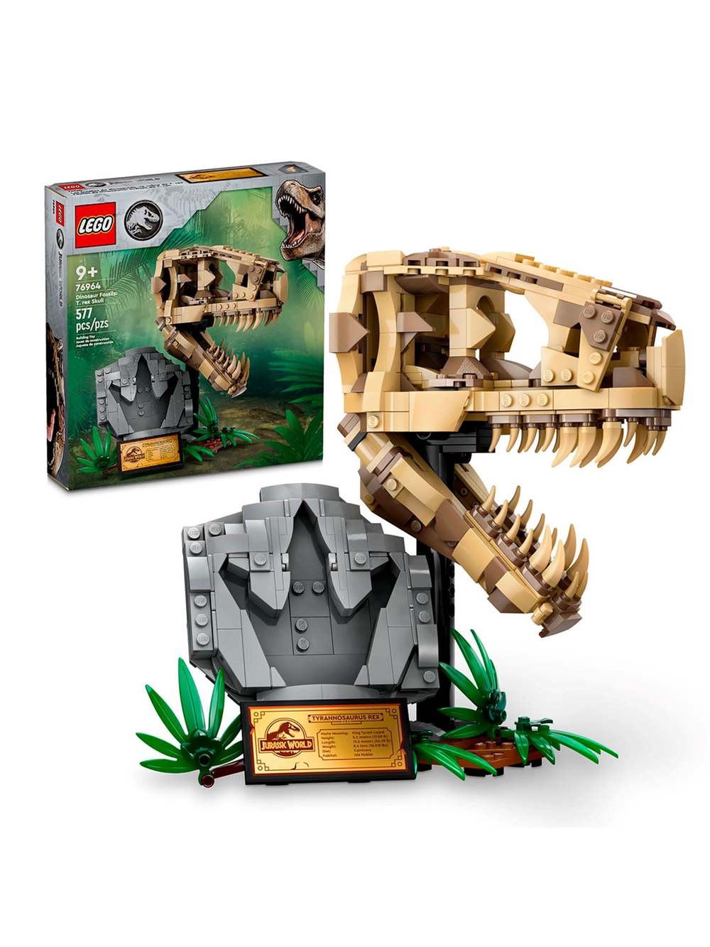 Конструктор LEGO Jurassic World 76964 Окаменелости динозавров: череп Ти-Рекса