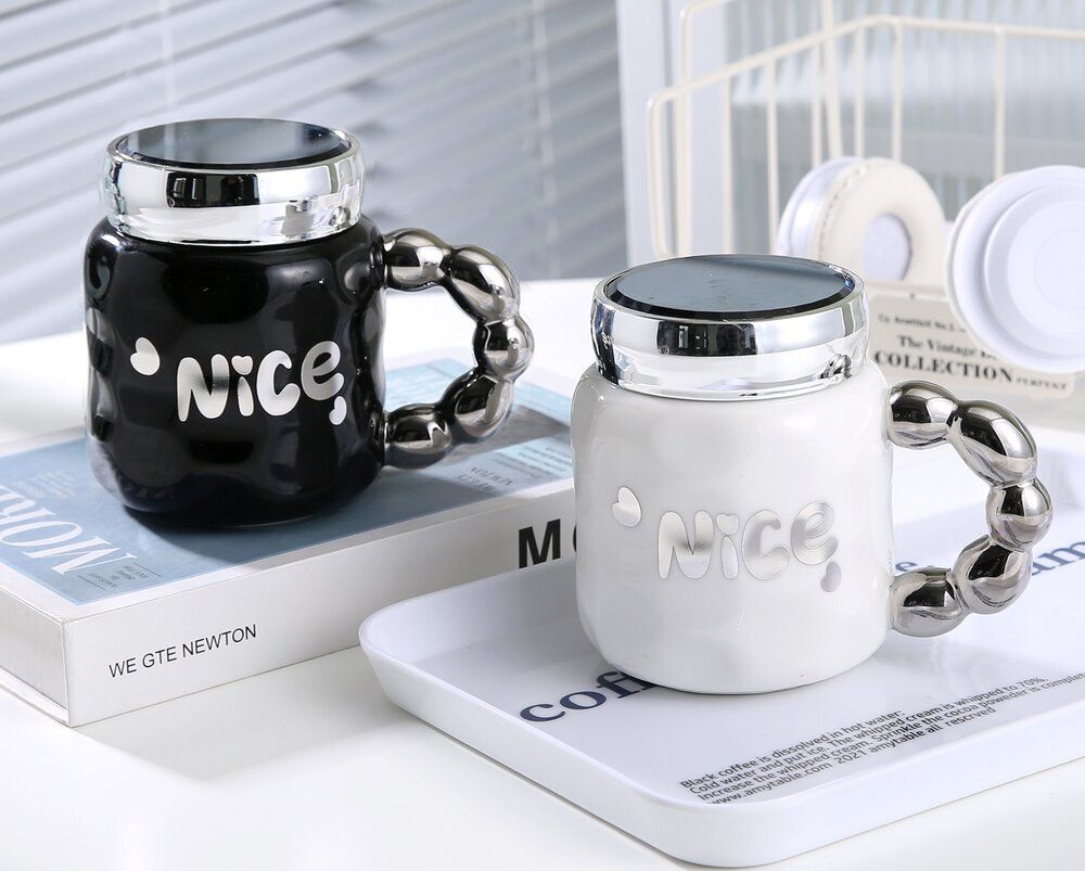 GAEM Кружка с крышкой, 400 мл, L13,5 W9 H11 см, 2в.