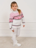 Свитер вязаный с горлом