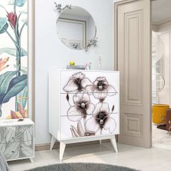 Ручка мебельная Лагуна 120 Античное серебро