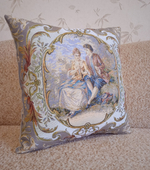 Декоративный гобеленовый чехол Свидание 47х47