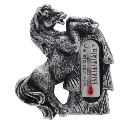 GAEM Магнит "Лошадка" с термометром, L5 W1,5 H5,5 см, 8в.