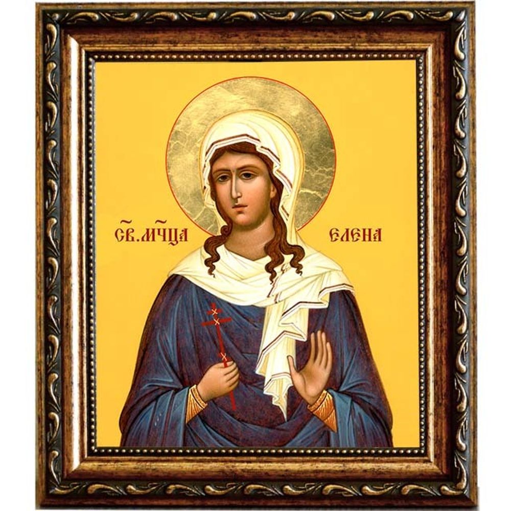 Елена мученица, дочь апостола Алфея. Икона на холсте.