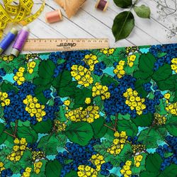 Ткань Ниагара Софт неоновые ягоды