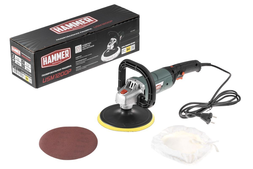 Полировальная машина HAMMER USM1200P