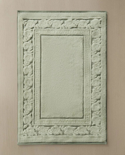 Zara Home - Коврик для ванны с фаской akardow в цветы, зеленый, 50x80 см